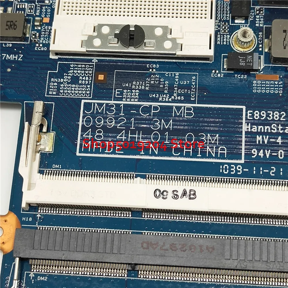 JM31-CP MB 09921-3M 48.4HL01.03M материнская плата для ноутбука acer aspire 3820TG 3820