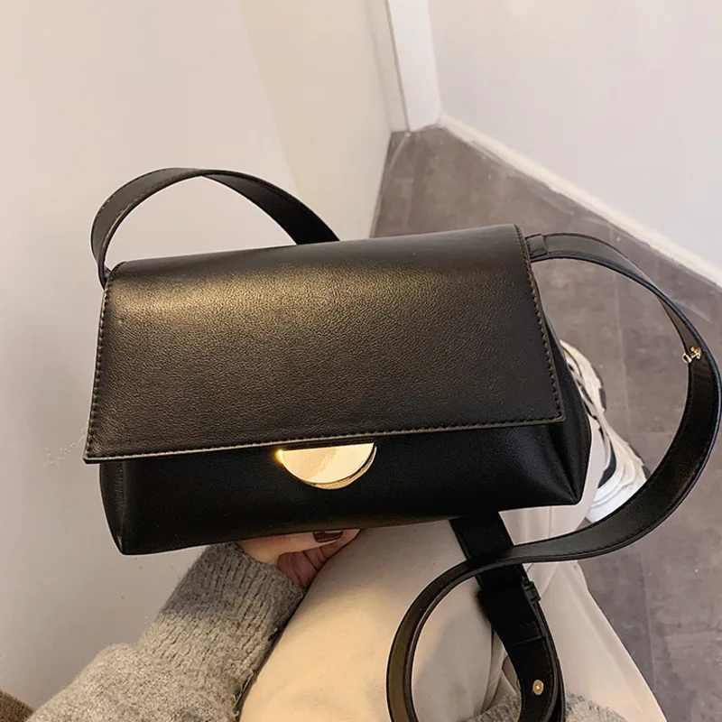 

Female Large Vintage Leather Crossbody Bag For Women 2020 Luxury Handbags Designer Sac A Main Ladies Hand Shoulder Messenger Bag