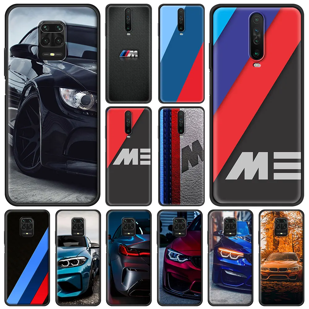 Сине-красный спортивный Автомобильный Чехол B-BMW-Boy для телефона Xiaomi Redmi Note 9S 9 8 10 Pro