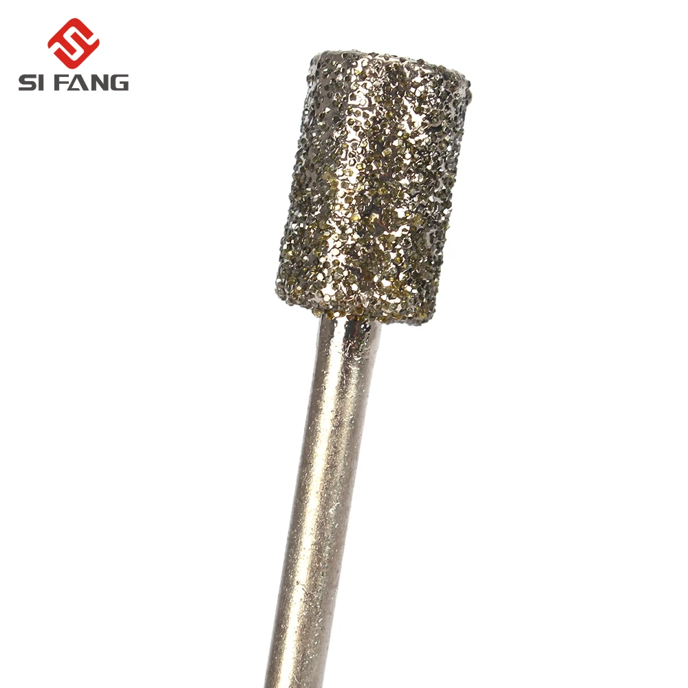 2-10 шт с алмазным покрытием цилиндрический заусенец 8 мм Точило для бензопилы пилка с каменной крошкой цепная пила заточка гравирование шлифование инструменты