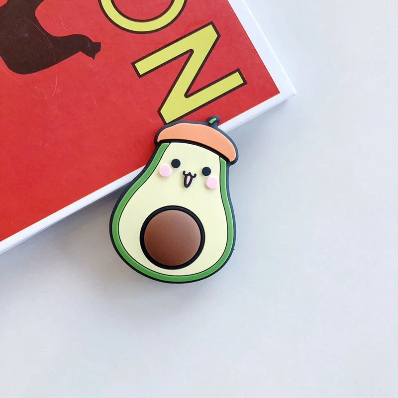 Силиконовый Многофункциональный держатель для телефона avocado с креплением на гнездо для подушки безопасности для мобильного телефона и небольшого стола - Цвет: 1