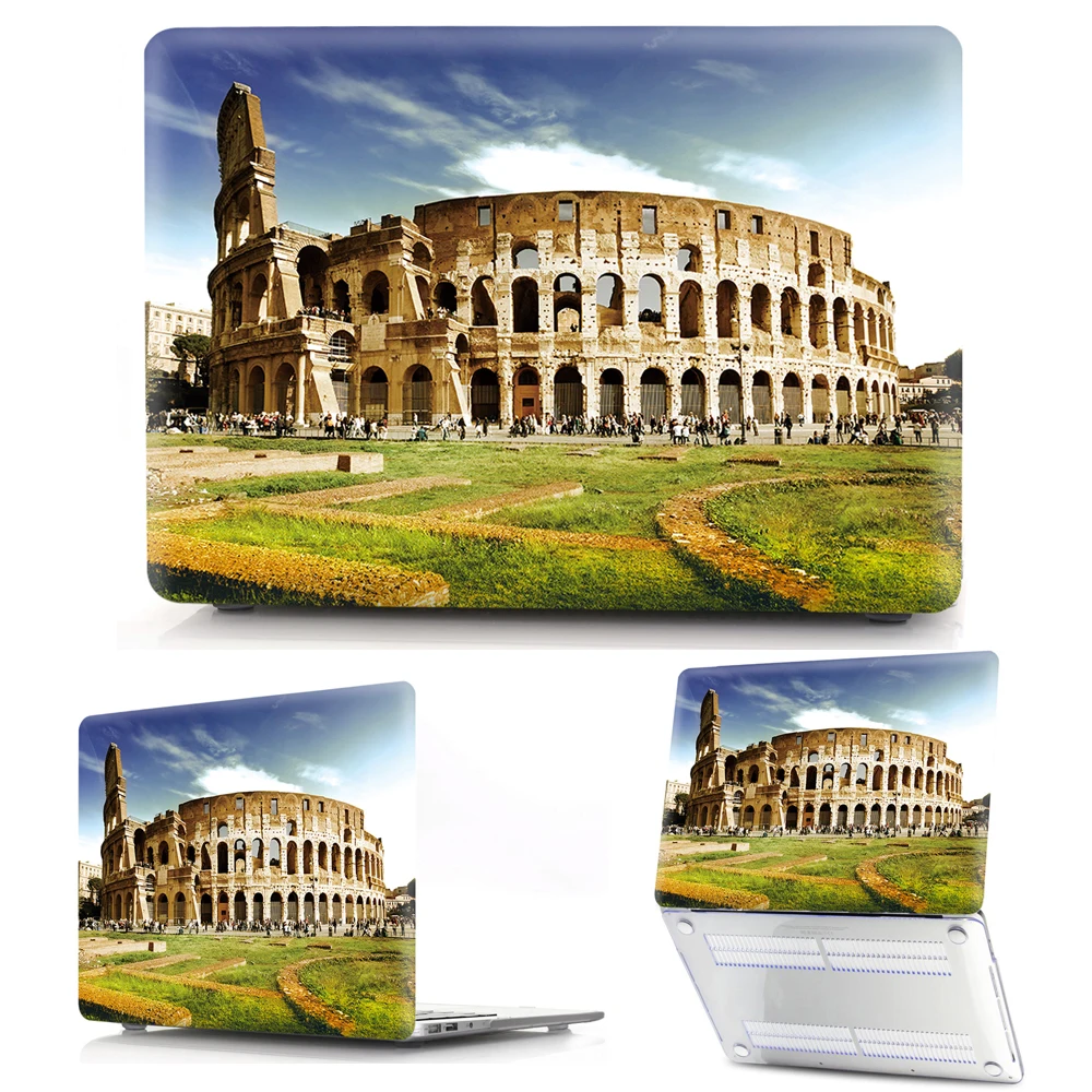 Ноутбук ПВХ чехол для MacBook Air 13 Pro retina 11 12 15 13,3 Touch Bar A2159 Жесткий Чехол для mac book Air 13 A1932 чехол