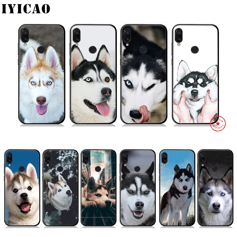 IYICAO Animal Husky Soft Case for Redmi K20 8A 7A 7 6 Pro 6A 5 Plus 5A 4X 4A S2 Go Silicone |