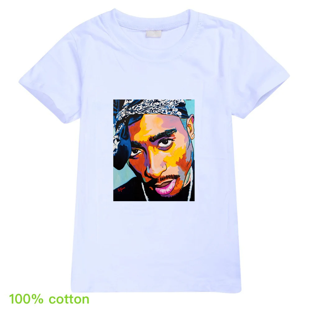 Детская футболка 2pac Shakur футболки в стиле хип-хоп Makaveli rapper Snoop Dogg Biggie Smalls eminem J Джей