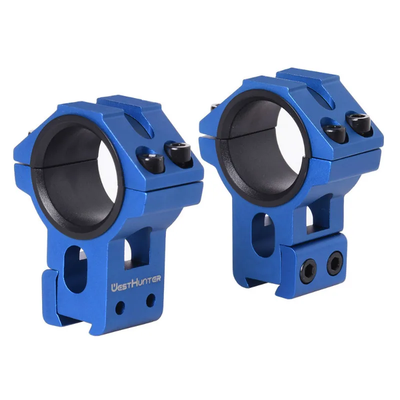 WESTHUNTER High Profile 11mm Dovetail Rail Mount 1inch/25.4mm 30mm Riflescope Ring Hunting Accessories Sight Mount Shooting rifle scope mount rifle scope mount ring scope mount adapter picatinny rail accessories rail adapter rifle scope throw lever