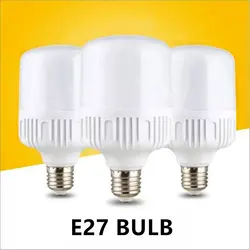 LED Bulb Lamps E27 220V-240V Light Bulb Smart IC  Power 5W 10W 15W 20W 30W 40W 50W High Brightness Lampada LED Bombillas