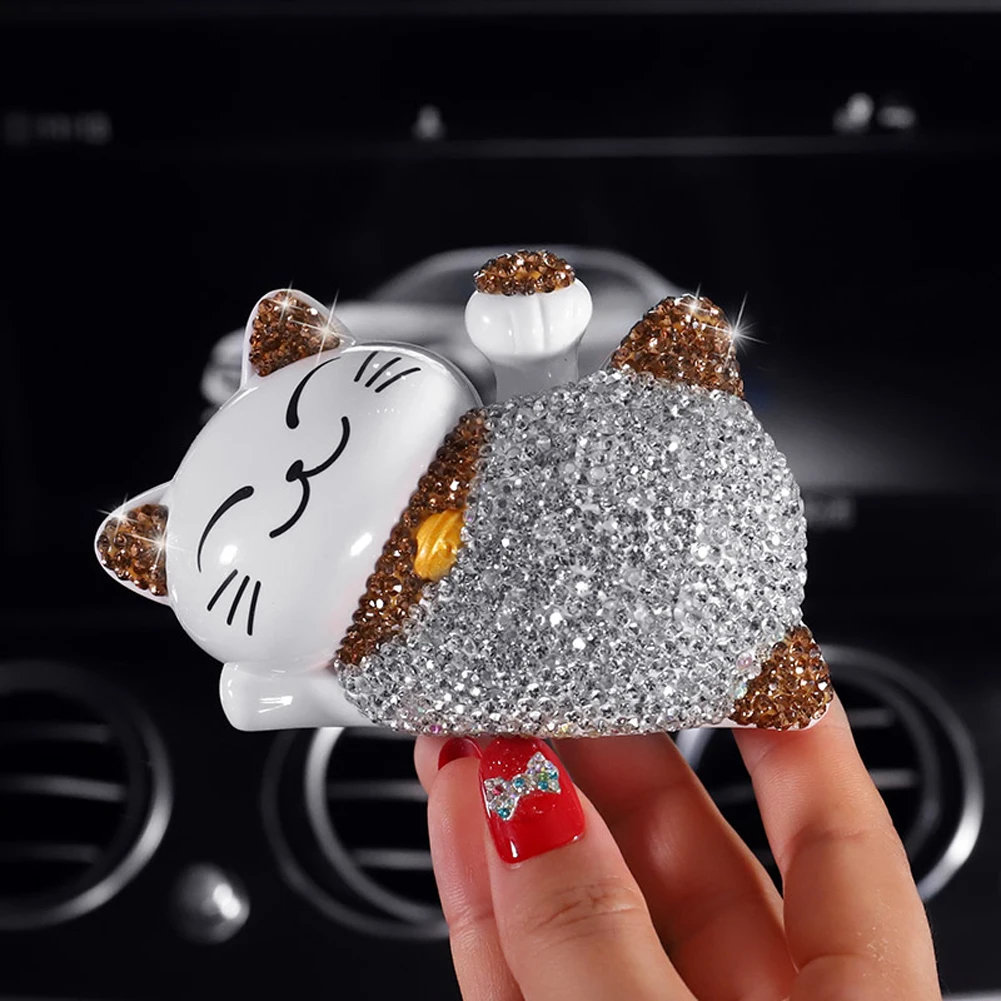 Автомобильные украшения Lucky Cat креативные бриллианты милая кукла для автомобиля