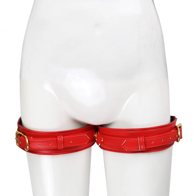 Adjustable PU Leather Erotic Thigh Cuffs Restraints Bondage Adult Sex Toys Leg Cuffs Restraints Sex Bondage SM Toys sex toys,erotic sex toy,sex party toys,sex bondage toys