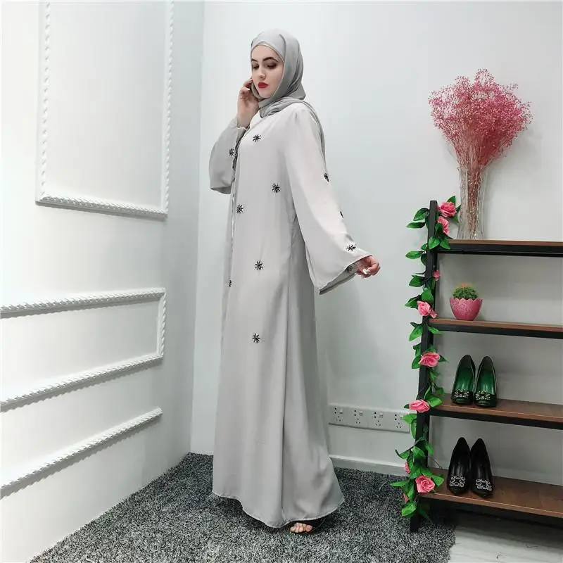 Винтаж Дубай abaya кимоно jilbaw мусульманские женщины открытый передний кафтан арабское Длинное Макси платье для вечеринки платье исламский турецкий кардиган Caftan