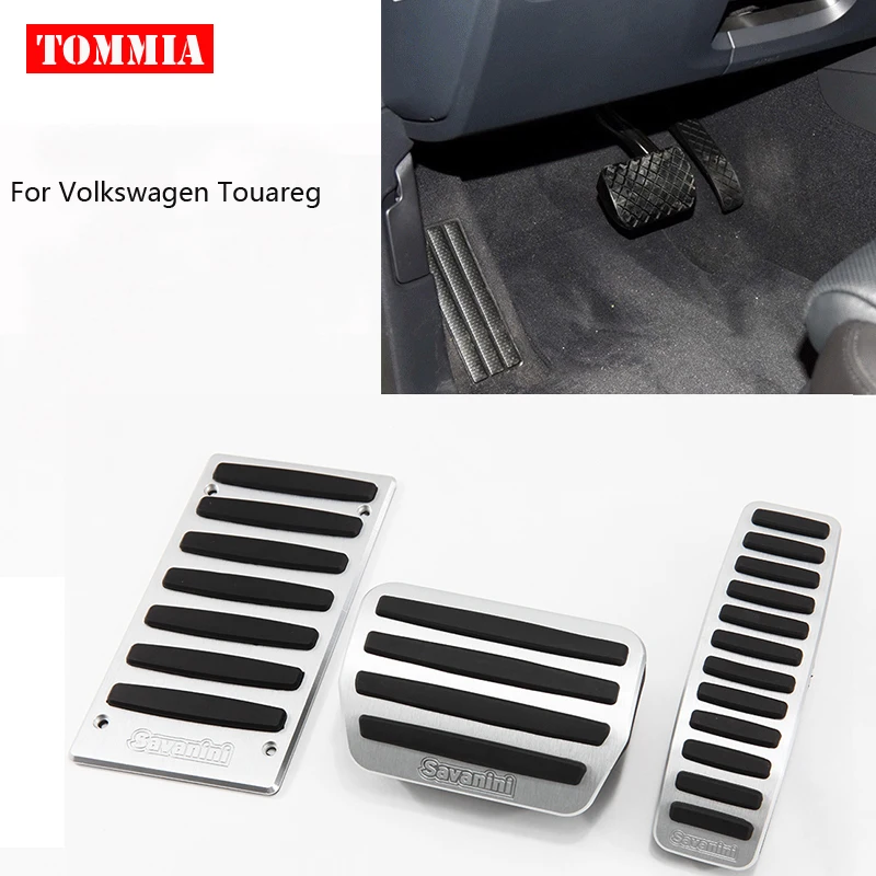 Крышка педали tommia для Volkswagen VW Touareg 2007 2017 корпус ног топливного газа без сверления