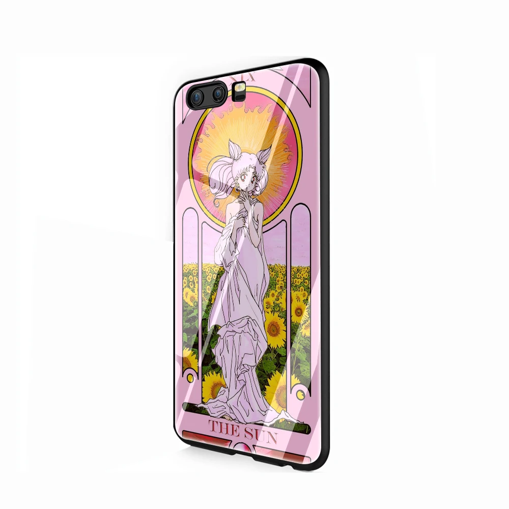 EWAU Sailor Moon Tarot отличный стеклянный чехол для телефона huawei P20 30 P Smart Mate20 pro Lite Honor9 10 Lite