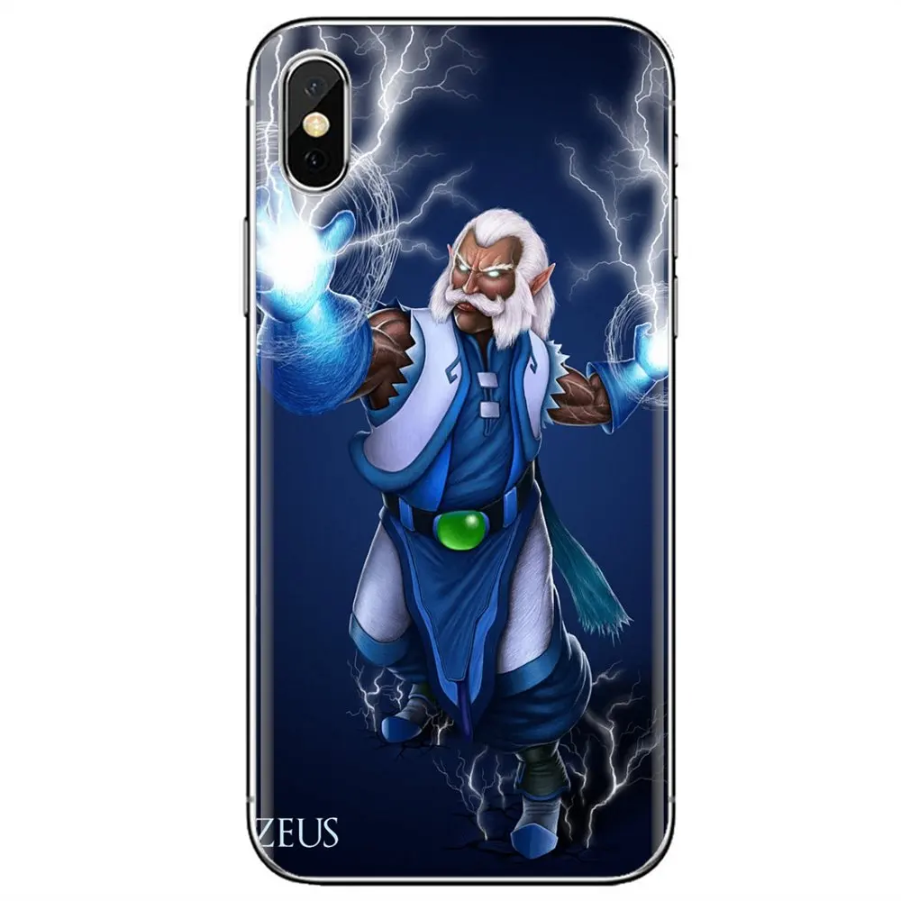 Силиконовый чехол для телефона Sony Xperia Z5 XZ XA1 XA2 Premium ULTRA 10 X zeus dota 2 Zeus arполноценный