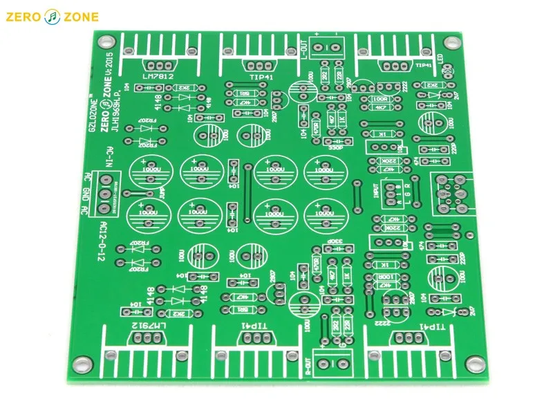 PCB Усилитель для наушников ZEROZONE JLH HOOD 1969 класса A, небольшой усилитель мощности, предварительный усилитель - Цвет: PCB