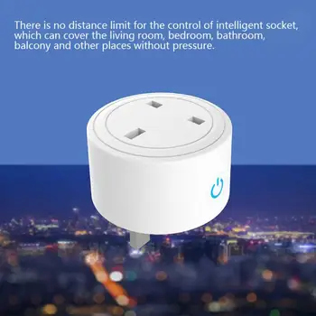

Smart Plug Wifi Smart Socket 10A US/UK Plug Outlet Works With Google Home Amazon Alexa For Tuya APP Automation Modules