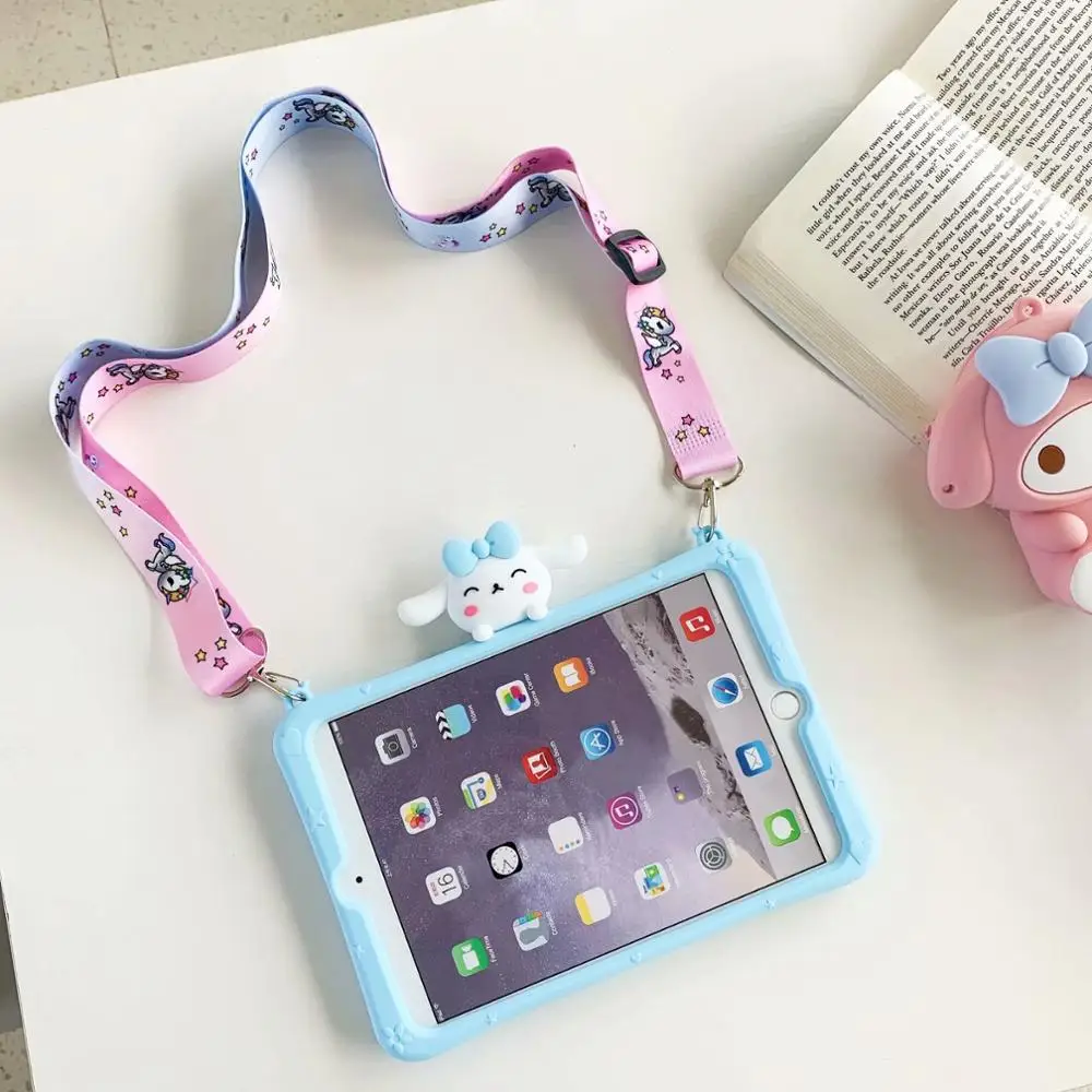 Чехол для IPad Mini 12345 детский мультяшный Ударопрочный силиконовый чехол планшета
