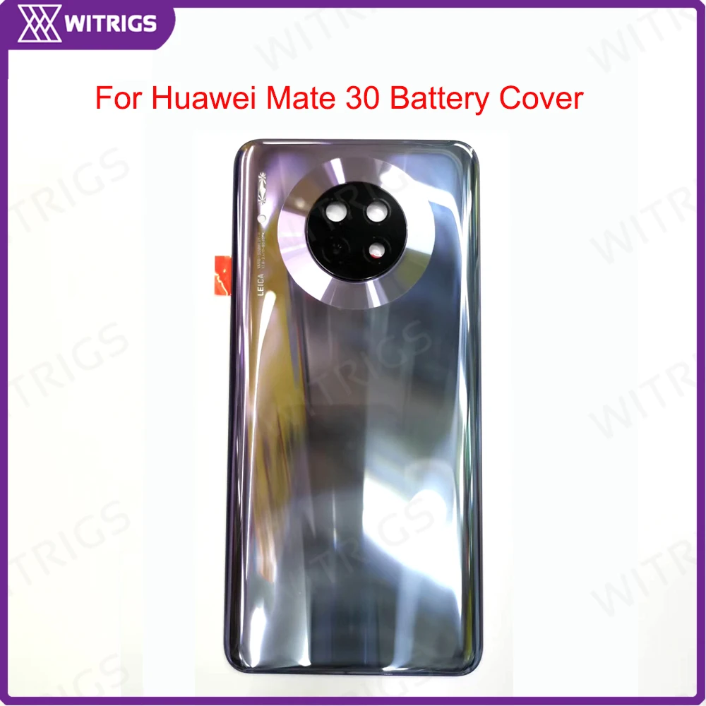 Для huawei mate 30 крышка батареи задняя крышка корпус Корпус чехол с камерой стекло объектив Witrigs