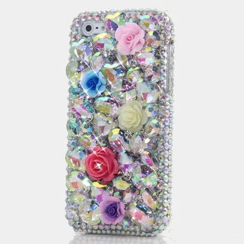 

Bling Flower Crystal Woman Handmade Rhinestone Diamond Gift Phone Cover Case For Google Pixel 3 4 2 3A Google Pixel 2 3A 3 4 XL