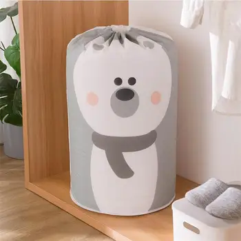 

Cylindrical Foldable Storage Bags Moisture Proof Cotton Blanket Quilt Clothes Containers Wardrobe Sweater Cases Home Organizers