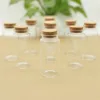 6 Pieces 47*100mm 120ml Glass Bottles Cork Stopper Test tube transparent Storage Jar Containers candy Glass Jars Vials DIY Craft 3