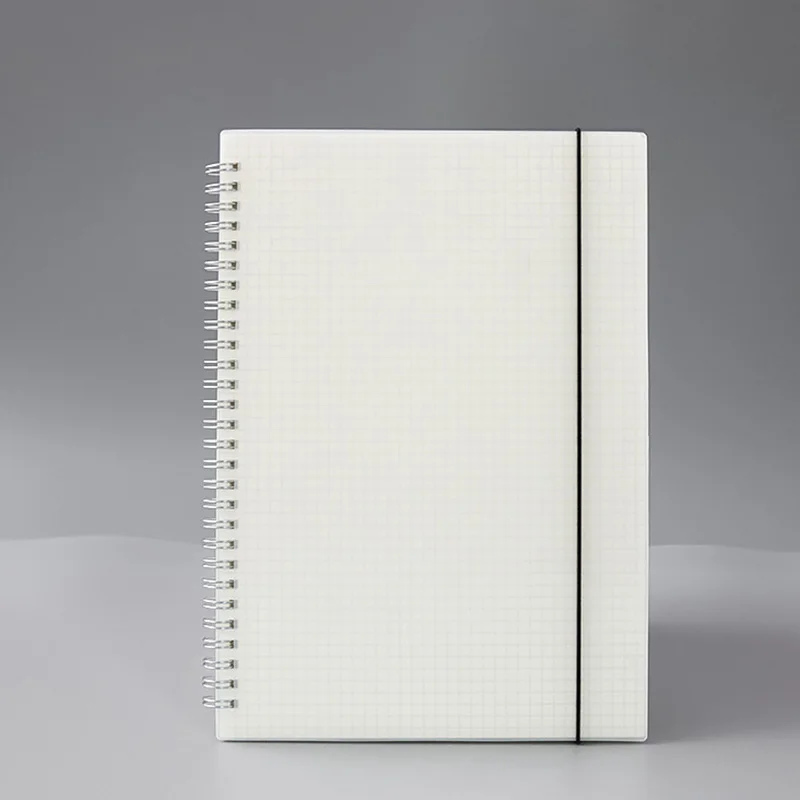 A6 A5 A4 скраб на кольцах прозрачная горизонтальная линия белая бумажная Сетка точка ручка блокнот дневник