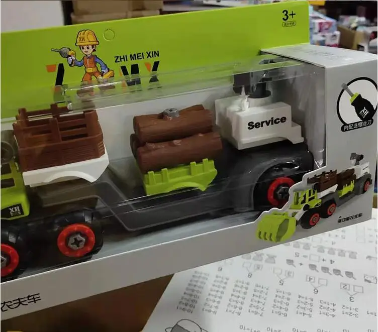 Детские развивающие игрушки Diy Taxiing разборка фермерский автомобиль подарок отвертка Раннее детство образование для интеллекта