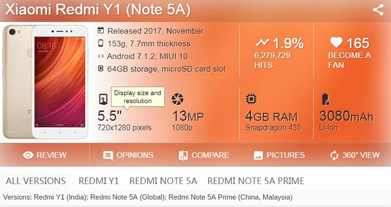 Dinamico для Xiaomi Redmi Примечание 5A дисплей Y1 Lite lcd кодирующий преобразователь сенсорного экрана в сборе Note 5A Prime lcd Y1 Lite дисплей+ рамка