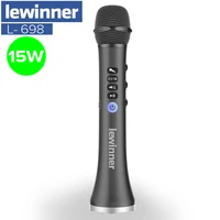 Lewinner L-698 Wireless Karaoke Mikrofon Bluetooth Lautsprecher 2in1 Handheld Singen & Aufnahme Tragbare KTV Player für iOS/Android