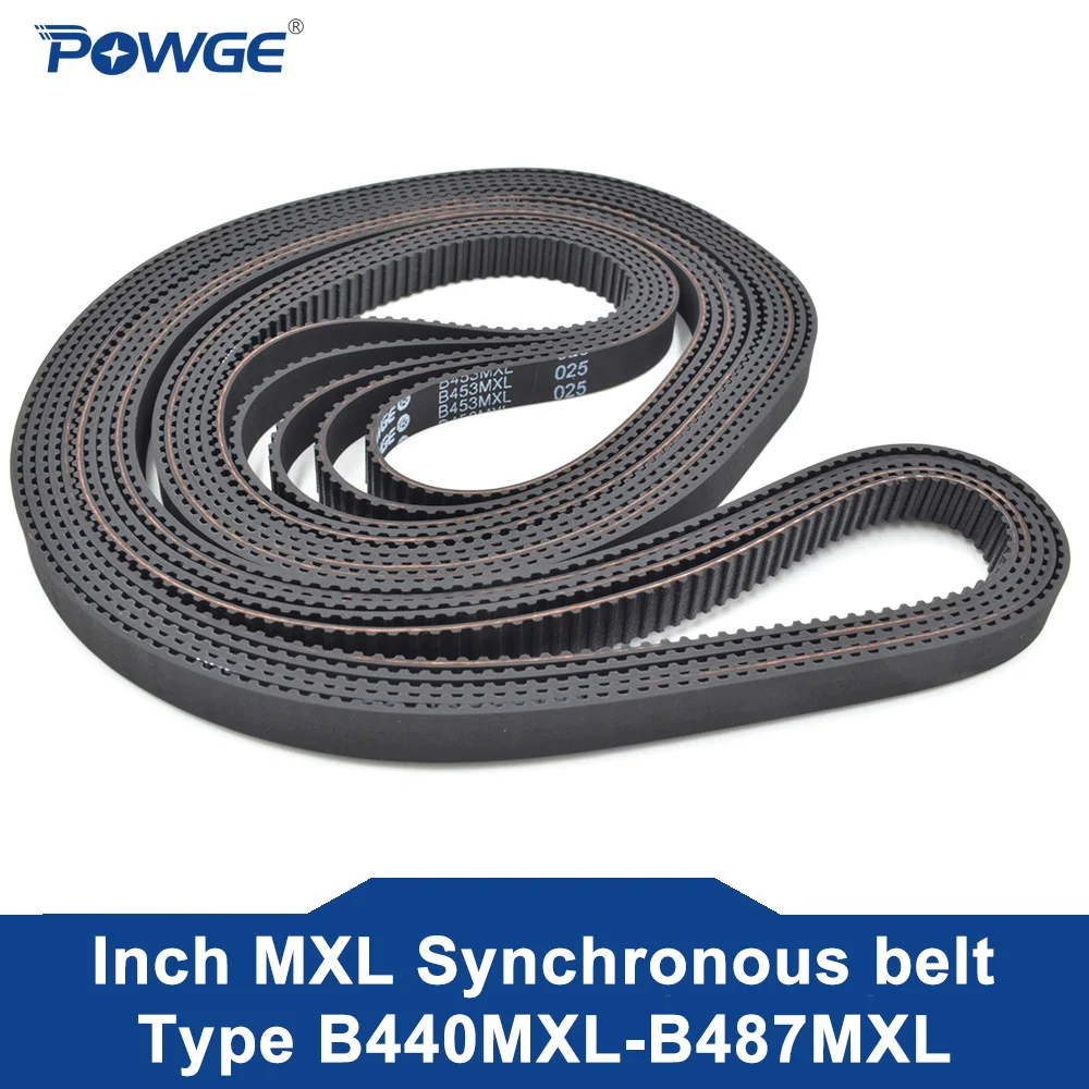 Синхронный ремень ГРМ POWGE MXL B440/B448/B453/B460/B463/B464/B468/B472/B473/B482/B487 ширина 6 4/9 4 мм B440MXL B460MXL