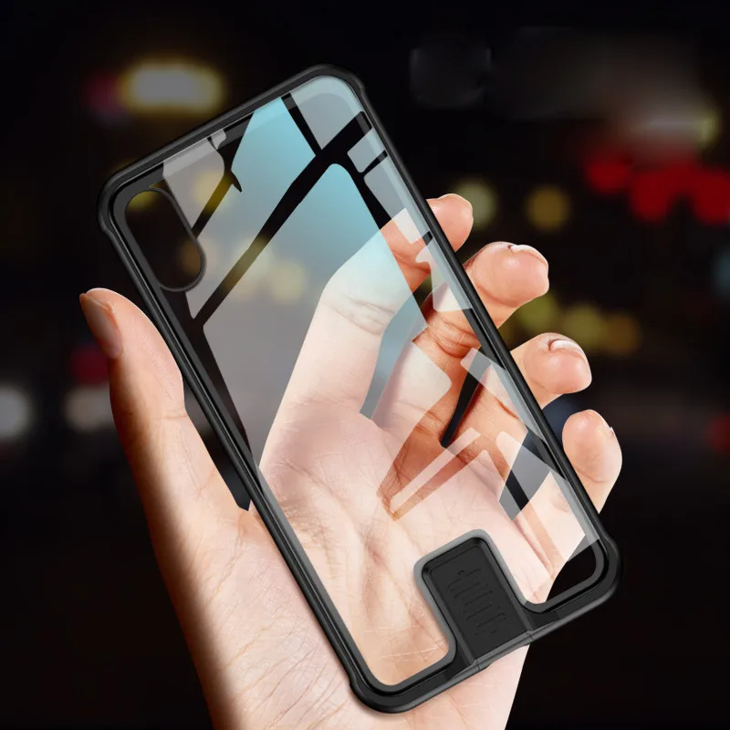 Безрамный металлический чехол Xr для iPhone X, чехол из прозрачного закаленного стекла, тонкий чехол для iPhone 7, 8 Plus, X, Xr, Xs Max, Funda Capa