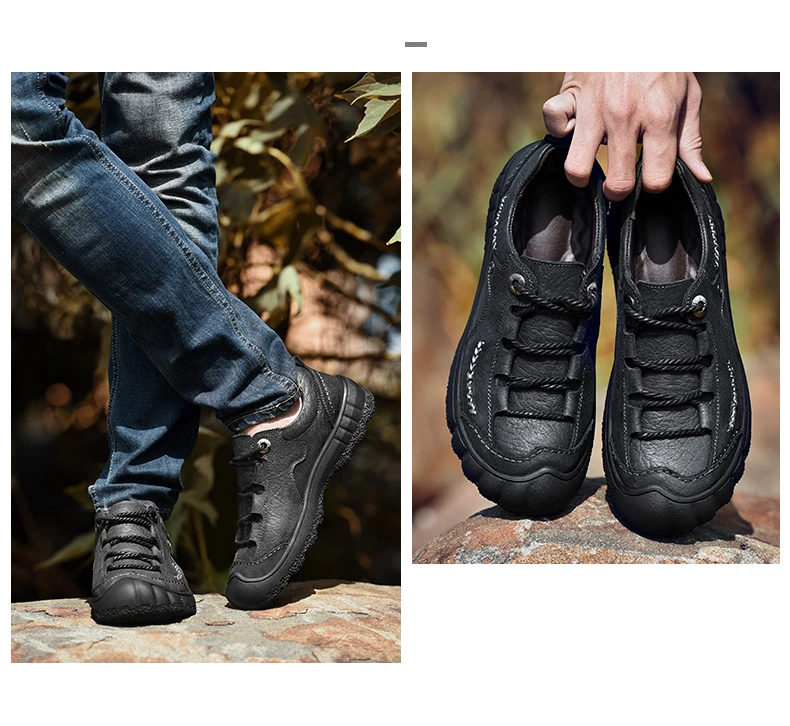 Мужские кроссовки из натуральной кожи с золотым плетением; Мягкие резиновые тактические ботинки; удобные мужские кроссовки в стиле ретро для походов на открытом воздухе