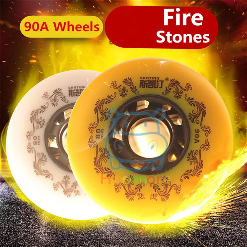 52 104 208 Firestones колеса для катания 80 мм 76 мм 72 мм белые желтые встроенные колеса для роликовых коньков