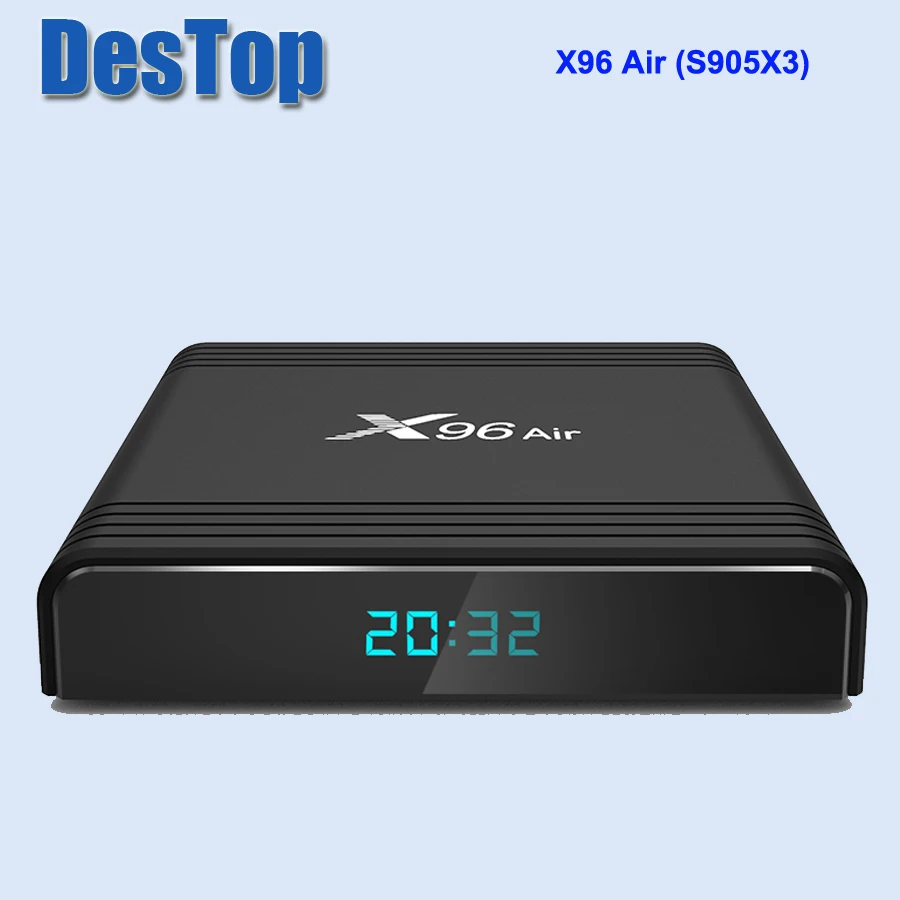X96 Air Smart tv Box Android 9,0 Amlogic S905X3 4 ГБ 32 ГБ 64 Гб 4K 8K 24 кадров в секунду Мини Android Box Netflix X96Air телеприставка 5 шт./лот