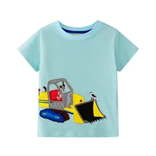 Детская футболка с короткими рукавами коллекция года, летняя детская футболка с короткими рукавами Новая Стильная летняя детская футболка из чистого хлопка с короткими рукавами