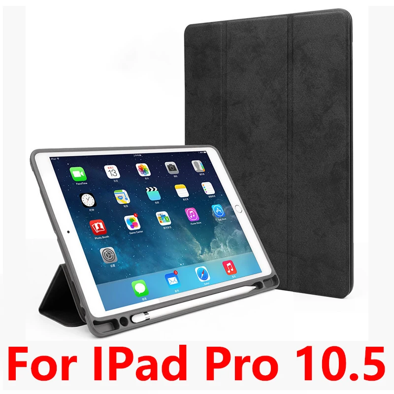 For IPad Pro 10.5 PU планшет Cae для iPad Pro 10,5 чехол с карандашом держатель для iPad Air 3 чехол Funda чехол для iPad 10,2 чехол Pro 11 чехол - Цвет: For IPad Pro 10.5
