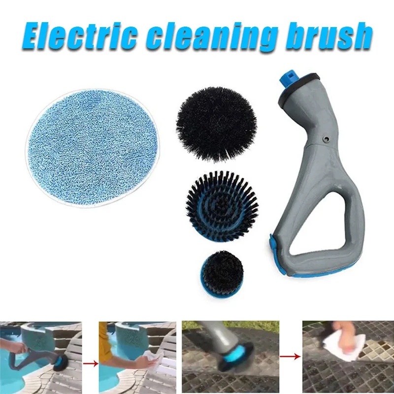 

Electrical Cleaning Brush Cordless Muscle Scrubber with Brushes Heads for Bathtub Tile TT-best