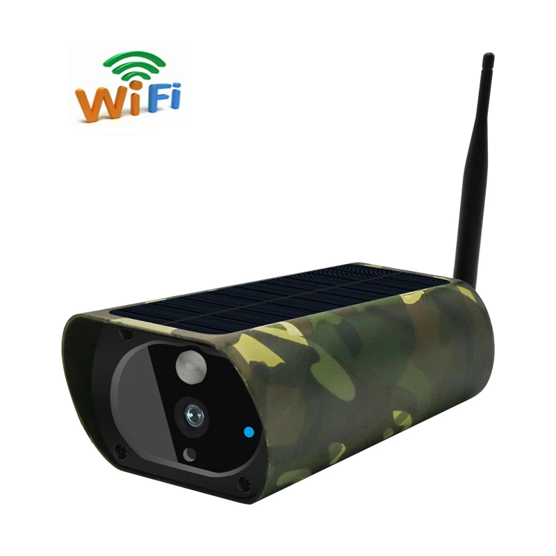 1080P ip камера на солнечной батарейке 2 МП беспроводная Wifi видеонаблюдения