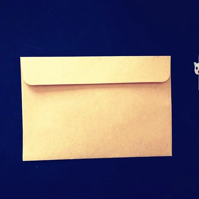 10 шт./лот винтажная чистая крафт-бумага конверт для свадебной вечеринки Messaage открытка сумка карты - Цвет: B style