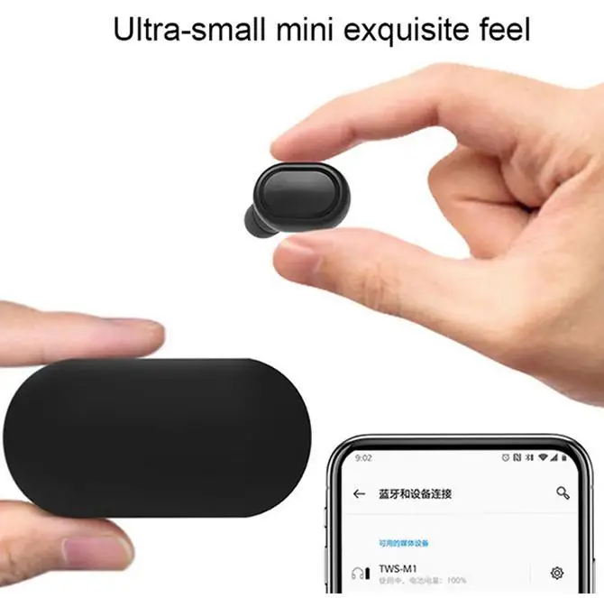 TWS Bluetooth 5,0 наушники стерео беспроводной Активный шумоподавление Водонепроницаемый IPX6 с микрофоном Handsfree наушники
