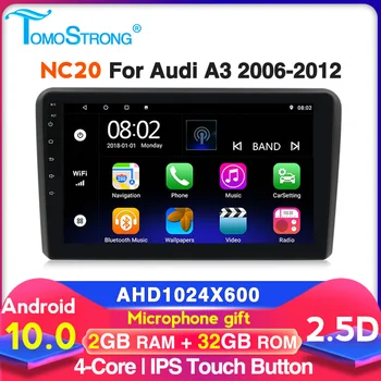 

2 din Android car multimedia player stereo radio For Audi A3 8P 2003-2012 S3 2006-2012 no dvd BT WIFI DVR