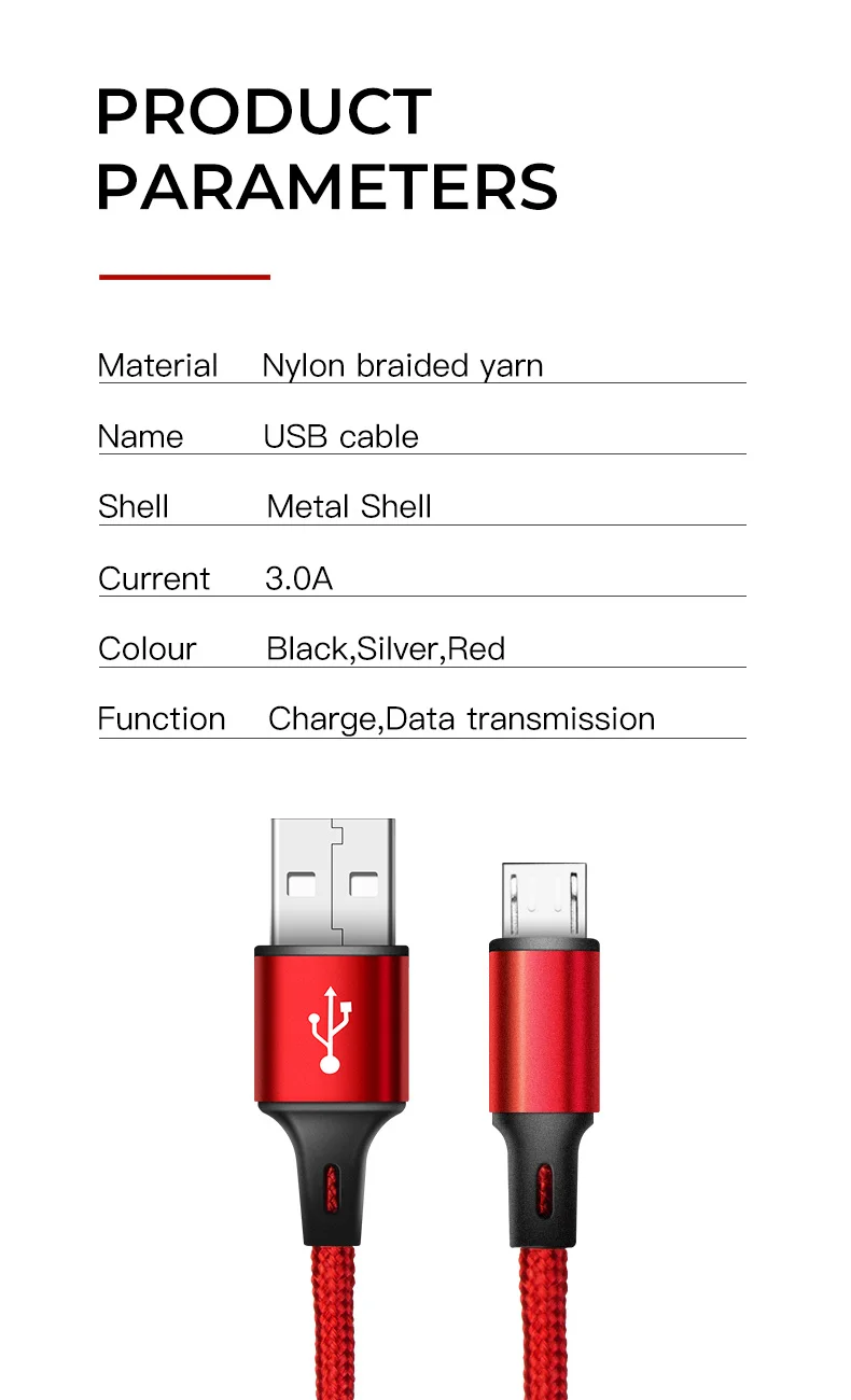 ESVNE Micro USB кабель 3A Быстрая зарядка Microusb провод для Samsung Xiaomi Android кабель для мобильного телефона Micro usb зарядка провод для передачи данных