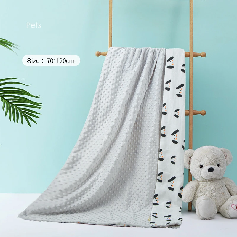 M-Pets Флисовое детское одеяло для новорожденных, Пеленальное Одеяло, мягкое детское постельное белье, одеяло для кроватки - Цвет: M-Pets