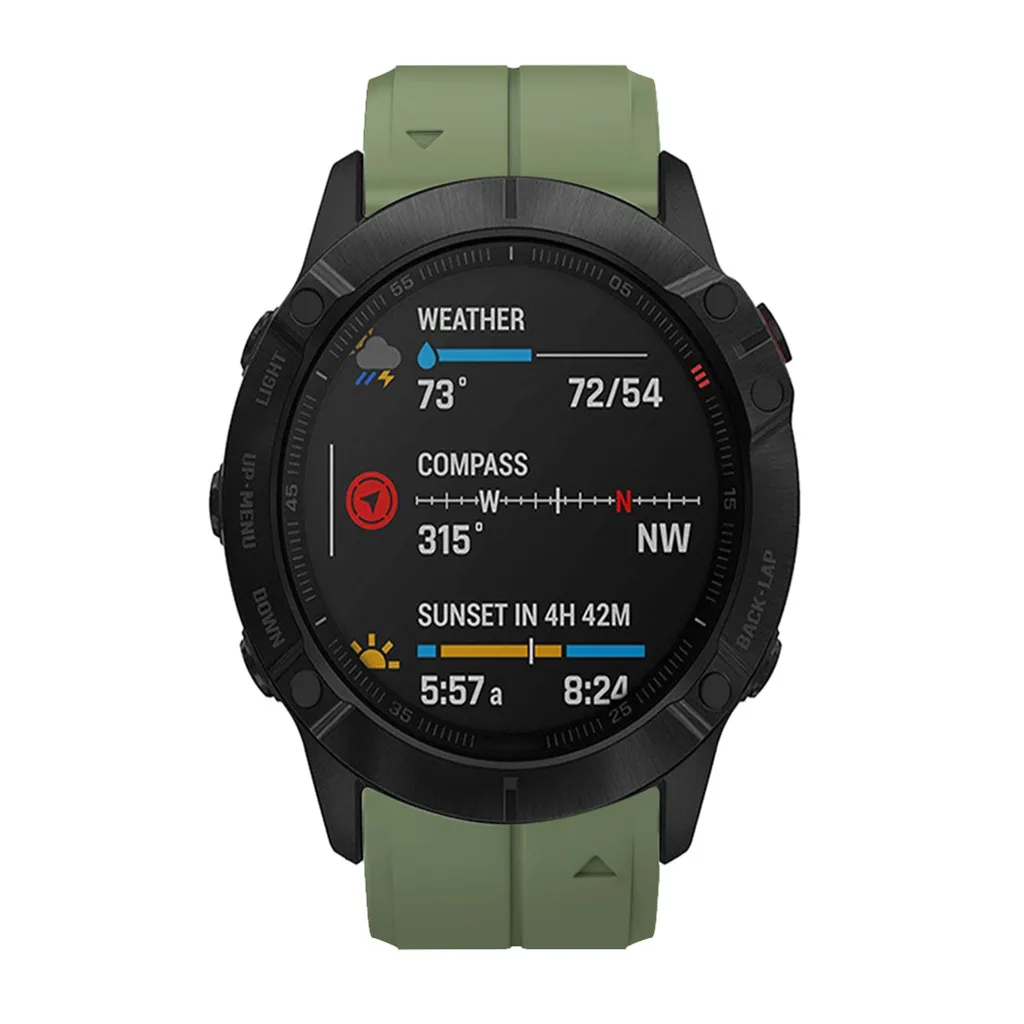 Ouhaobin 26 мм 22 мм 20 мм ремешок для часов Силиконовый браслет для garmin fenix 6 Смарт-часы быстросъемный ремешок для Fenix 6XPro 909#2