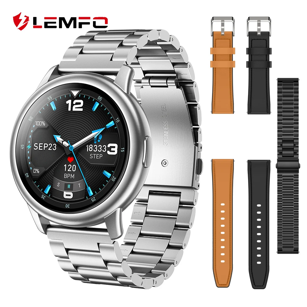 LEMFO LF28 Smartwatch 2020 IP68 Водонепроницаемый монитор сердечного ритма умные часы для