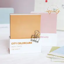 250 arkuszy klasyczne kolorowe notatniki Pantone Do zrobienia List codzienny planer tygodniowy Tab wiadomość karteczki Do notowania biurowe szkolne artykuły papiernicze