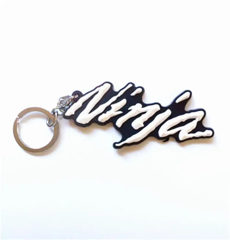 

Rubber Motorcycle Ring Key Chain cool keychain 3D Soft For kawasaki ninja 300 250 kawasaki ninja 250r kawasaki ninja 650