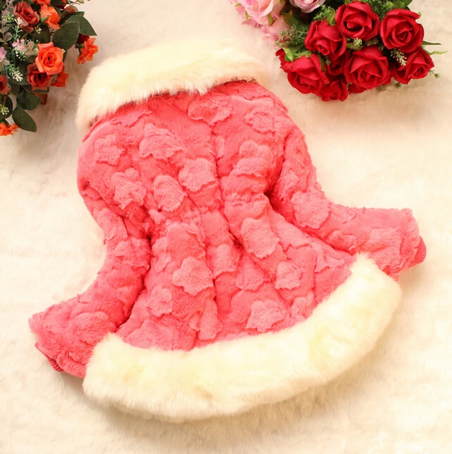 Леопардовая меховая верхняя одежда для принцесс куртка Детское пальто из