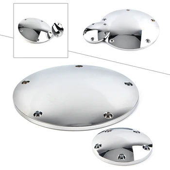 

Chrome Motrocycle Derby Timing Points Timer Cover 5 Hole For Harley Davidson Road Glide Custom FLTRX Aluminum Alloy Smooth Domed