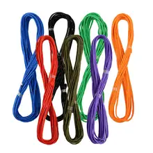 Брезентовые канаты для кемпинга, высокопрочные канаты, ядро 25 футов, шнур для одежды, светоотражающий шнур, нейлоновая веревка, паракордовые веревки для выживания