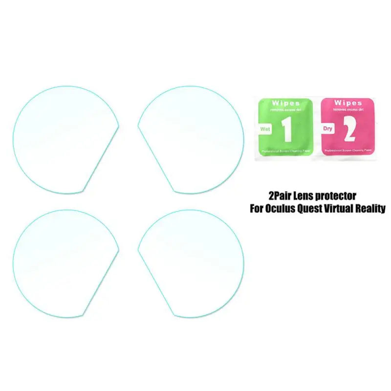 2 pares de película suave de TPU Protector de lente HD para Oculus búsqueda Oculus Rift S Oculus Go HD hidrogel de película