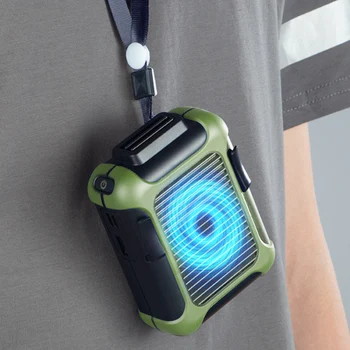 

Lazy Outdoor USB Lanyard Fan Portable Hanging Neck Fan for Office Bedroom Outdoor hanging neck fan portable charging fan